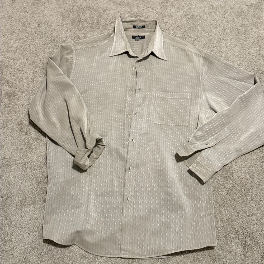 Alfani Beige Textured Top